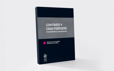 Íñigo de la Maza Gazmuri y Álvaro Vidal Olivares, Contrato y caso fortuito. Irresistibilidad y consecuencias (Tirant Lo Blanch, 2020).
