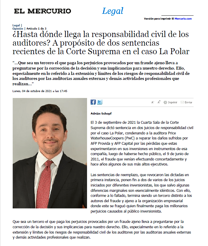 Publicaciones | ICHRC - Instituto Chileno De Responsabilidad Civil